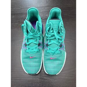 Nike LeBron Witness 5 Teal Purple Black Men’s Size 14 – Used